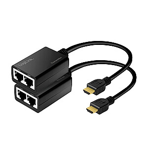 HDMI paplašinātājs līdz 30m, 1080p/60Hz, 0,3m