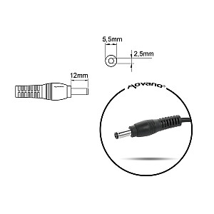 зарядное устройство/блок питания 20В 3,25А (5,5х2,5) - fujitsu, maxdata 65W