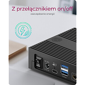 IB-DK2246-C dokstacija 11 vienā, HDMI, DP, LAN, TYPE-C