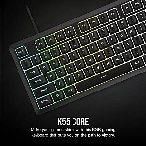 Механическая клавиатура K55 Core RGB Black