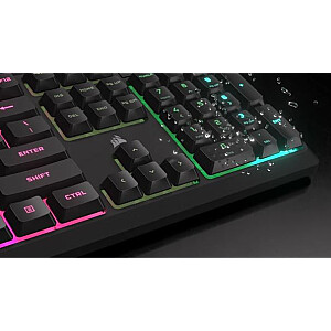 Mehāniskā tastatūra K55 Core RGB Black