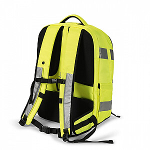 Klēpjdatora mugursoma 17,3 collas HI-VIS 32-38L dzeltena