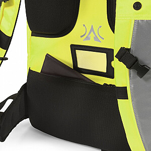 Klēpjdatora mugursoma 17,3 collas HI-VIS 32-38L dzeltena