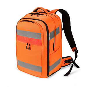 Klēpjdatora mugursoma 17,3 collas HI-VIS 32-38l oranža