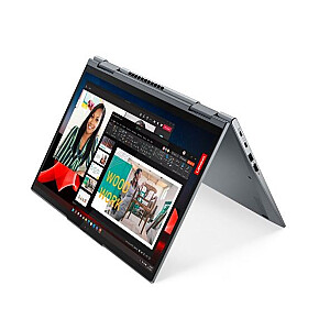 Ultrabook ThinkPad X1 Yoga G8 21HQ0033PB W11Pro i7-1355U/16GB/512GB/INT/LTE/14.0 WUXGA/Touch/Storm Grey/3 gadu Premier atbalsts + CO2 kompensācija