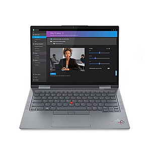 Ultrabook ThinkPad X1 Yoga G8 21HQ0033PB W11Pro i7-1355U/16GB/512GB/INT/LTE/14.0 WUXGA/Touch/Storm Grey/3 gadu Premier atbalsts + CO2 kompensācija