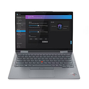 Ultrabook ThinkPad X1 Yoga G8 21HQ0033PB W11Pro i7-1355U/16GB/512GB/INT/LTE/14.0 WUXGA/Touch/Storm Grey/3 gadu Premier atbalsts + CO2 kompensācija