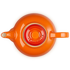 Le Creuset Чайник керамический 1,3л оранжевый