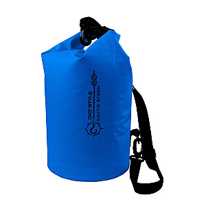 Ūdensnecaurlaidīga termiskā soma Dry Bag Nautic Storm M 10L, Ø20x45cm, zila