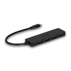 USB-C Slim пассивный концентратор 4x USB 3.0 для подключения USB-A/USB-C