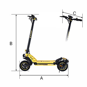 Hulajnoga Elektryczna Terenowo - Sportowa XRIDER F10 18,4 Ah 800 W