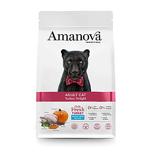 AMANOVA Adult Cat Turkey Delight - dry cat food - 1,5 kg