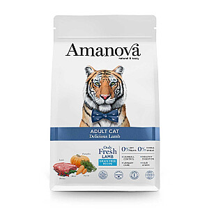 AMANOVA Adult Cat Delicious Lamb - dry cat food - 1,5kg