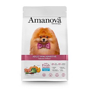 AMANOVA Adult Mini Sensitive Salmon Deluxe - dry dog food - 2kg