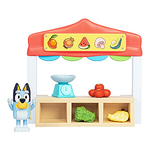 Bluey mini Farmer's Market Set with Figure 17555