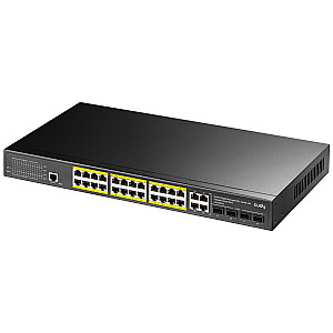 Cudy GS2028PS4 Managed L2 Gigabit Ethernet (10/100/1000) Power over Ethernet (PoE) 1U Black