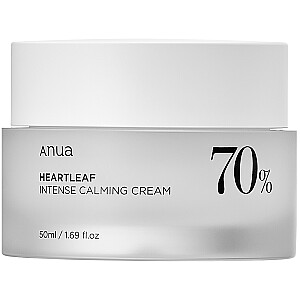 ANUA Heartleaf 70% intensīvi nomierinošs sejas krēms 50 ml