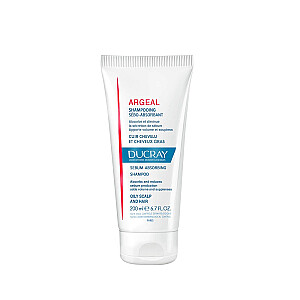 DUCRAY Argeal Sebum Absorbing Shampoo шампунь для жирных волос и кожи головы 200мл