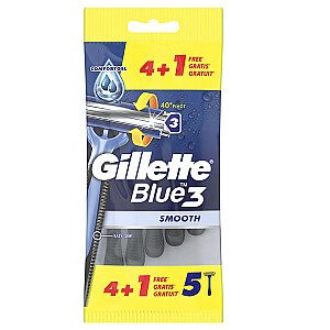 GILLETTE Blue III skustuvai 5 vnt.