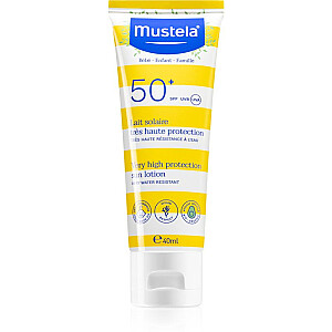 MUSTELA Bebe Enfant sauļošanās pieniņš sejai SPF50 40ml