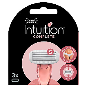 WILKINSON Sword Intuition Pilnas skutimosi peiliukų keitimo rinkinys, 3 vnt.