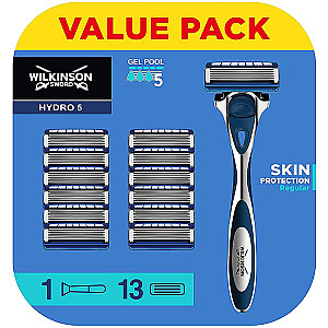 WILKINSON Sword Men Hydro5 Защита кожи Регулярные сменные лезвия для бритвы 12 шт.