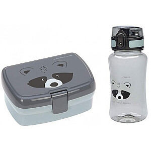 Lassig About Friends Raccoon 2pcs: Lunchbox + Бутылка Tritan - Бутылка для воды 460 мл