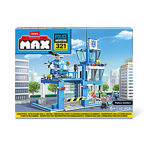 MAX CITY конструктор Полицейский участок, 328 частей