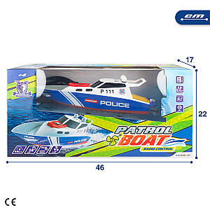 Radiovadāmā laiva Police 36 cm (USB uzlādē) 4+ CB47674