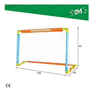 Futbola vārti salokāmi 100x60x60 cm CB Sport 3+ CB47692