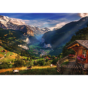 TREFL Premium Plus Пазл Lauterbrunnen Valley, 1000 шт.