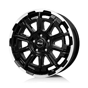 Brock B45 Black Gloss Fully Polished (SGVP) 7x17 5x120 ET47 CB65.1 R14 1250 кг 368523 Brock