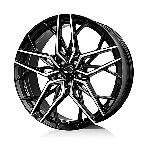 Brock B44 Black Gloss Fully Polished (SGVP) 8x18 5x114.3 ET40 CB72.6 60° 700 кг 369001 Brock