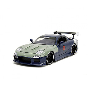 Автомобиль с фигуркой Наруто 93 Mazda RX-7 1/24