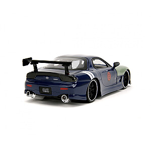 Автомобиль с фигуркой Наруто 93 Mazda RX-7 1/24