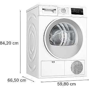 BOSCH WTH85077PL Series 4 Heat Pump Washer Dryer 8kg White
