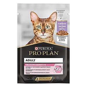 PURINA Pro Plan Delicate Turkey Multipack - wet cat food - 10x85 g