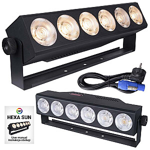 LIGHT4ME HEXA SUN strip LED heat bar WW