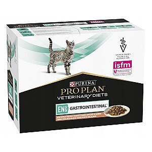 PURINA Pro Plan Veterinary Diets EN St/Ox Gastrointestinal Salmon - wet cat food - 10x85 g