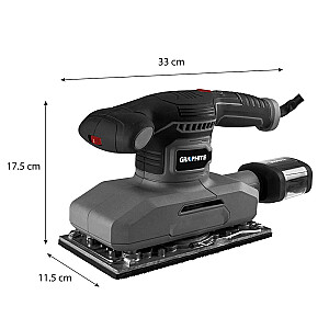 Orbitālā slīpmašīna 380 W, kāja 115 x 230 mm