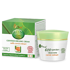 AVA LABORATORIUM Eco Garden veido kremas 30+ su morkų ekstraktu 50ml