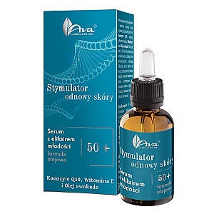 AVA LABORATORIUM Serums- ādas atjaunošanas stimulators ar jaunības eliksīru 30ml