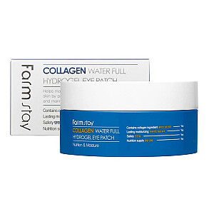 FARMSTAY Collagen Water Full Hydrogel Eye Patch kolageno hidrogeliniai akių pleistrai 60 vnt.