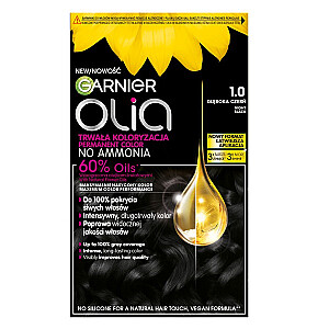 Matu krāsa GARNIER Olia 1.0 Night Black