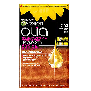 Plaukų dažai GARNIER Olia 7.40 Intense Copper