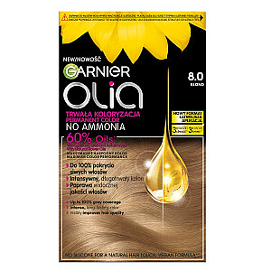 Plaukų dažai GARNIER Olia 8.0 Blonde