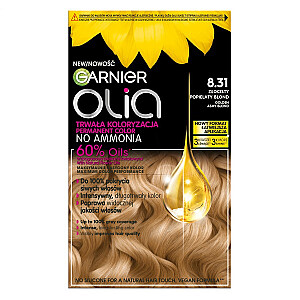 Hair dye GARNIER Olia 8.31 Golden Ash Blonde