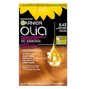 Matu krāsa GARNIER Olia 8.43 Intense Light Golden