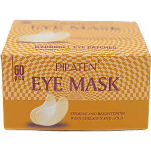 PILATEN Eye Mask Hydrogel hidrogeliniai akių pleistrai su kolagenu ir auksu 60 vnt