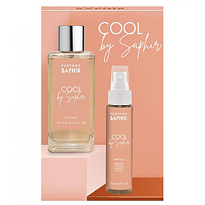 SET SAPHIR Cool EDP purškiklis 100 ml + PLAUKŲ LAKŠAS 75 ml